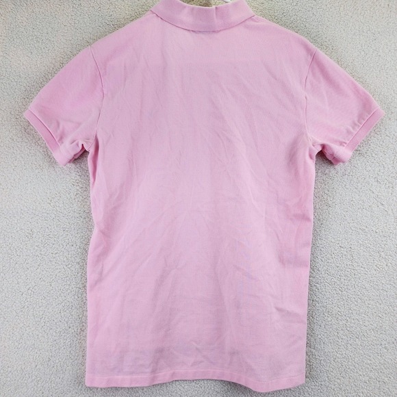 Polo Ralph Lauren Short Sleeve Cotton Pique Polo Shirt Mens Small Pink - Picture 3 of 9